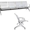 BANCA TANDEM METALICA DE 4 ASIENTOS. IDEAL PARA CENTRO DE SALUD, SALAS DE ESPERA, CENTRAL DE AUTOBUSES, HOSPITALES, ETC.